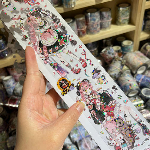 海外PETテープ 切り売り 甘くてクールな女の子 人物 海外マステ 海外PETテープ 切り売り 甘くてクールな女の子 人物 海外マステ