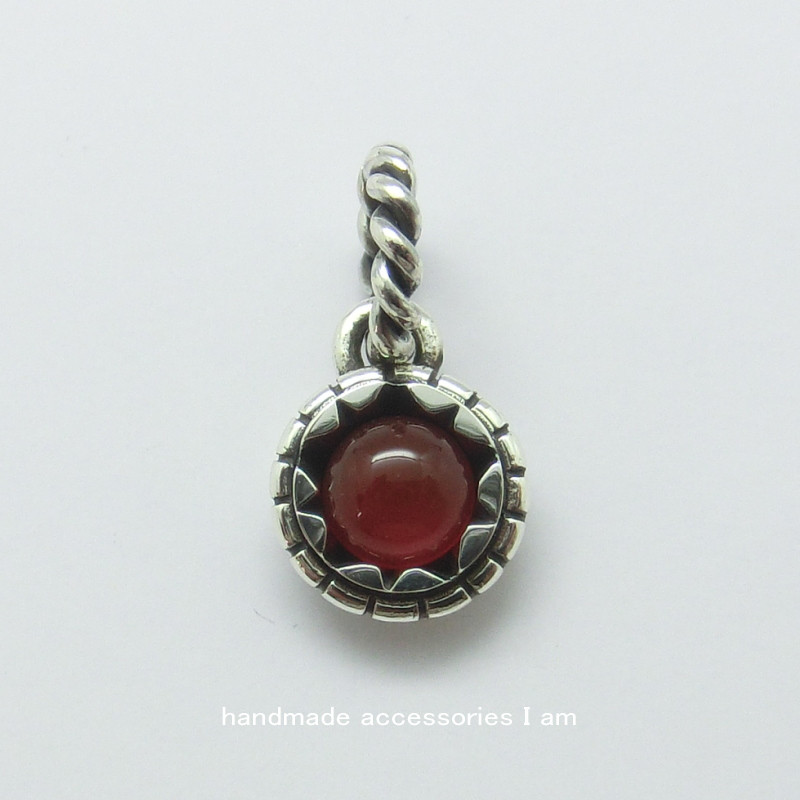 受注生産商品　カーネリアン　ネイティブペンダント　シルバー925　IP0593c