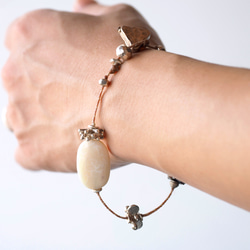 -Opal・Fancy beads- bracelet 6枚目の画像