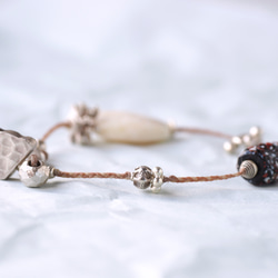 -Opal・Fancy beads- bracelet 4枚目の画像