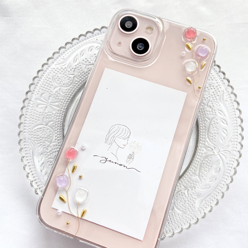 YN-so9,【tulipline】,iPhoneケース 全機種対応 iPhone15 iPhone14