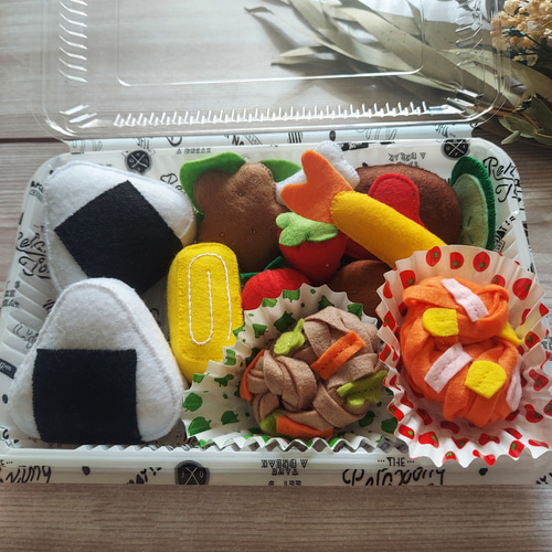 フェルトままごと お弁当 おもちゃ・人形 s2_felt 通販 16587471