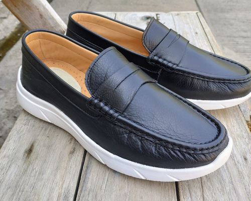 【23区】マガジン掲載/ボリュームソール ローファー/牛革/23.5センチ/新品 ボリュームローファー（ローファー）｜Honeys（ハニーズ）の