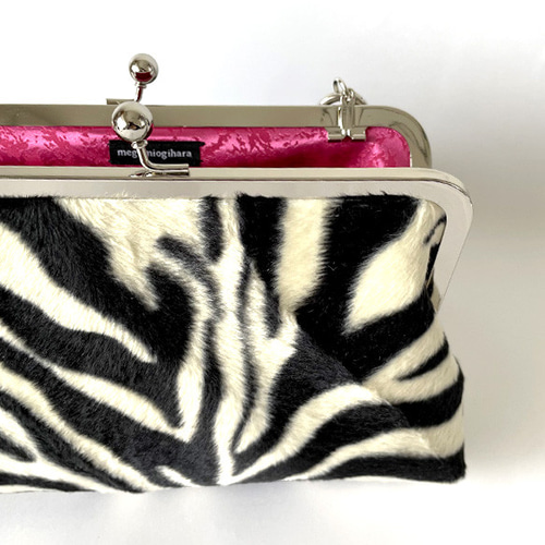 秋の福袋】ゼブラ柄フェイクファーミニショルダーとファーカバーの