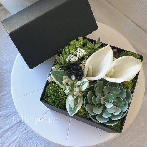 空気をキレイにするお花】ボタニカルフラワーボックス#2 ボックス