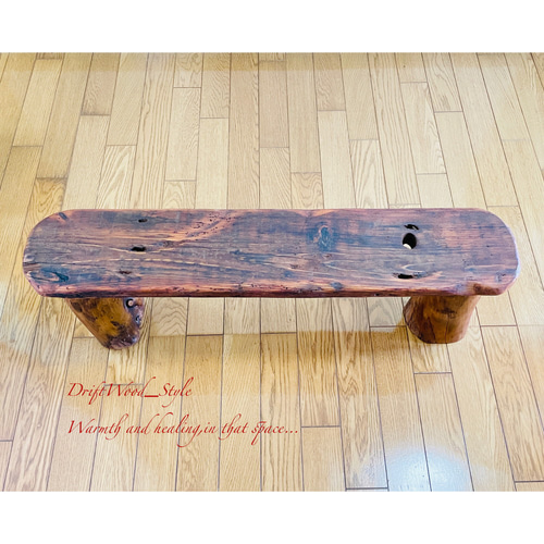 流木インテリア スツール フラワースタンド 一点物 椅子 ベンチ 流木板