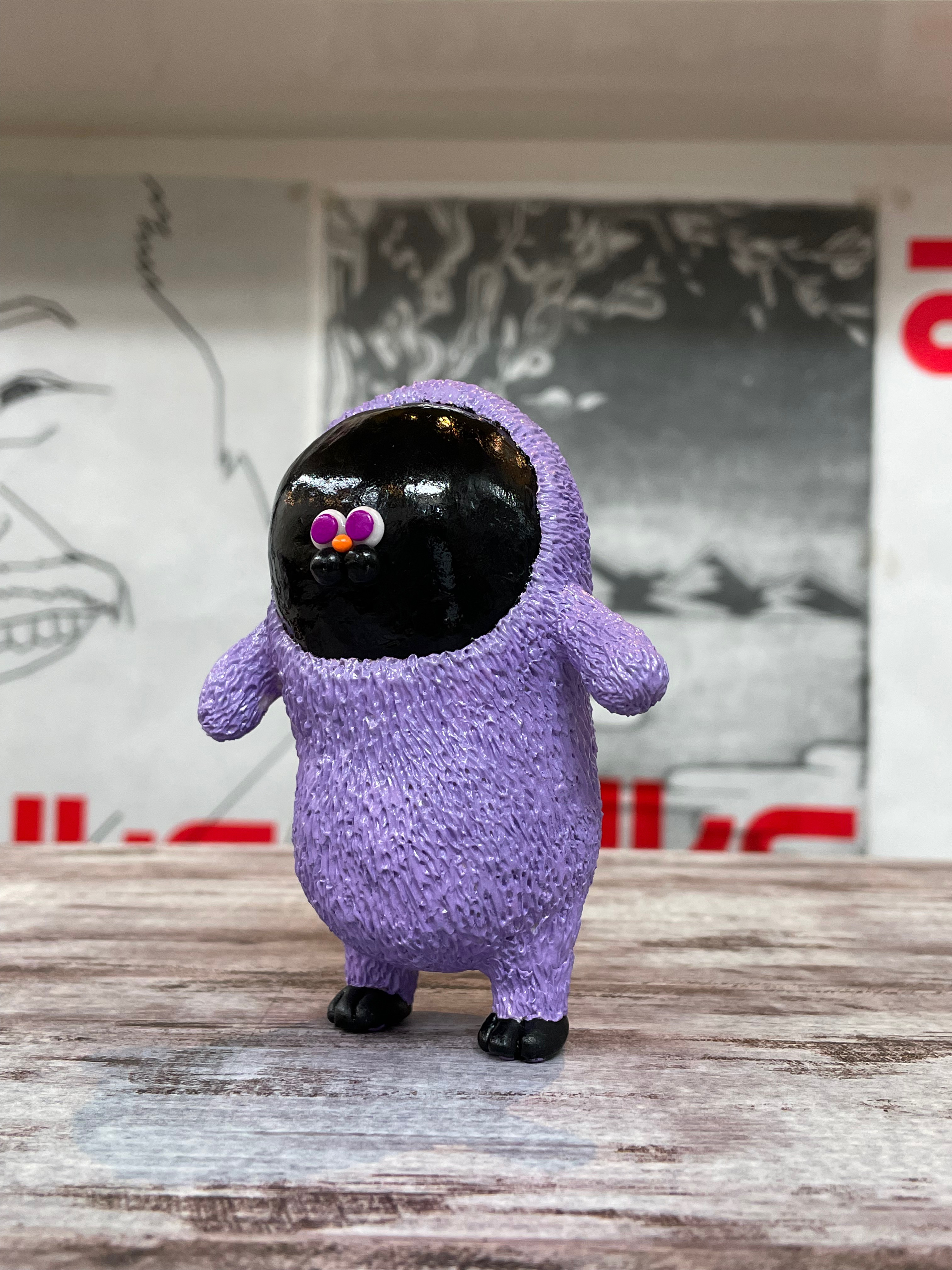 ”高さ95mm”★☆ふくくるん(茄子だよね？) ☆ 幸せを招ぶ置き物として ★ 笑顔にさせるために頑張ってます。 4,100円