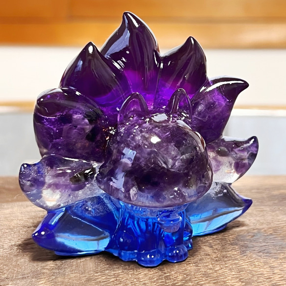 専用ページご購入できません九尾オルゴナイト❀ Milky】虹色しっぽ