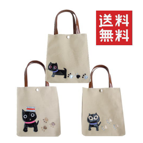 猫トートバッグA4帆布 トートバック 猫かばん マチ大きめ トートバッグ まゆねこ 通販｜Creema(クリーマ) 16553665