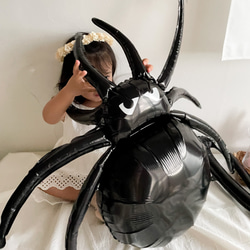 O_004【 Halloween balloon Spider 】 クモ 蜘蛛 バルーン 風船 撮影 アイテム 撮影小物 5枚目の画像