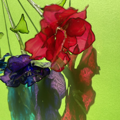 ホの花【2本セット】#ディップフラワー#ディップアート#アメリカン