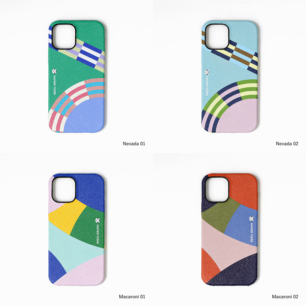 PAPIER TIGRE × COVERARY レザー スマホショルダー ほぼ 全機種対応 本革#mm00000639