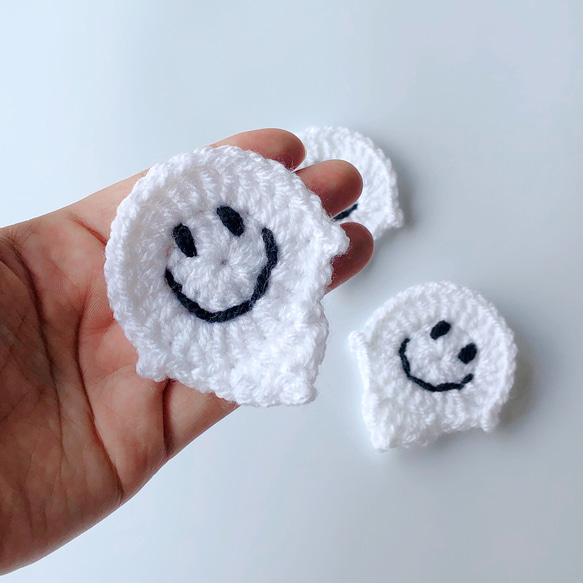 【売切れ・オーダー】ハロウィンの置物（オバケ）　ハンドメイド 手編み 46952b4297bc896a4cf786e64a1306