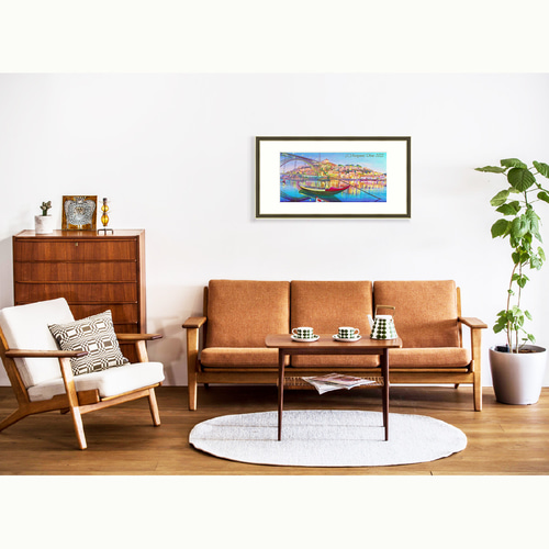 額装絵画63cm スペイン ワインを運ぶ船 ヨーロッパ 風景画 版画 額装絵画63cm スペイン ワインを運ぶ船 ヨーロッパ 風景画 版画