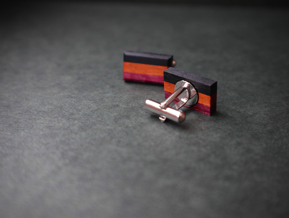 カフリンクス【tricolore】/ハロウィンカラー 3枚目の画像