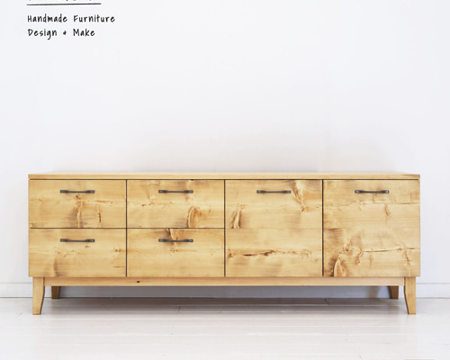 ジャパンビンテージ』レコードラック 木製レコードラック サイドボード