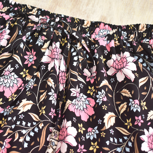 PINCEAU (ジュンブランド ) 花柄ワイトパンツ