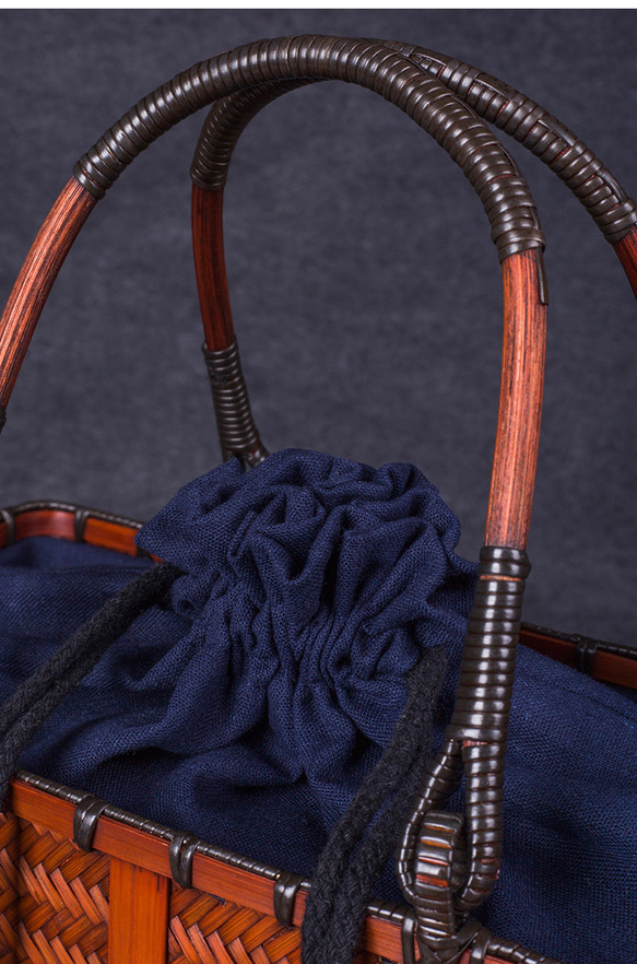 竹かご鞄 竹製品 竹バッグ かごバッグ ハンドバッグ バスケットかご ヴィンテージバンブーバッグ 涼しげ 和風 お着物 