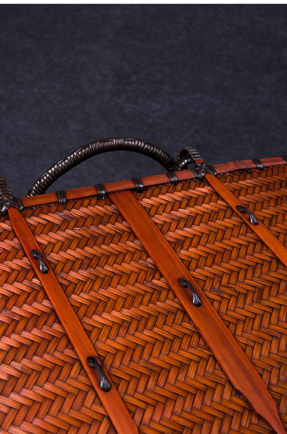 竹かご鞄 竹製品 竹バッグ かごバッグ ハンドバッグ バスケットかご ヴィンテージバンブーバッグ 涼しげ 和風 お着物 