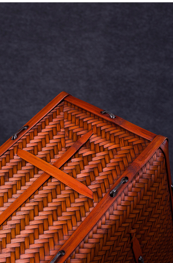 竹かご鞄 竹製品 竹バッグ かごバッグ ハンドバッグ バスケットかご ヴィンテージバンブーバッグ 涼しげ 和風 お着物 