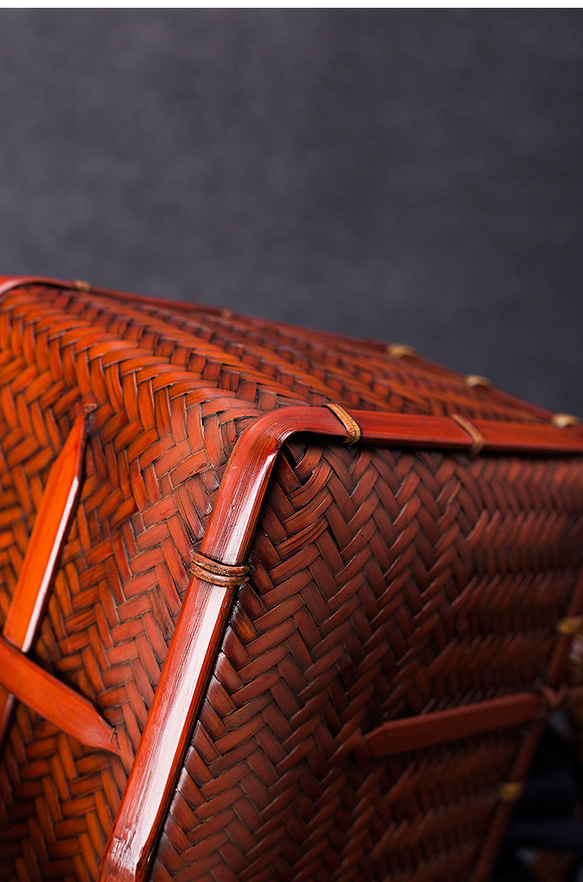 竹かご鞄 竹製品 竹バッグ かごバッグ ハンドバッグ バスケットかご ヴィンテージバンブーバッグ 涼しげ 和風 お着物 