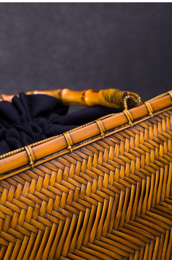 竹かご鞄 竹製品 竹バッグ かごバッグ ハンドバッグ バスケットかご ヴィンテージバンブーバッグ 涼しげ 和風 お着物 竹かご鞄 お着物 KU1693761125(12870円)