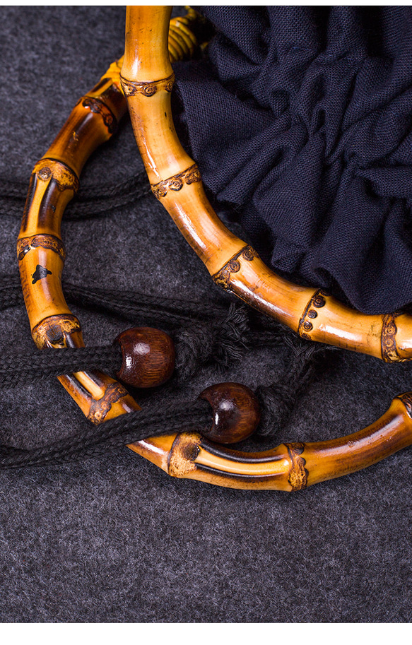 竹かご鞄 竹製品 竹バッグ かごバッグ ハンドバッグ バスケットかご ヴィンテージバンブーバッグ 涼しげ 和風 お着物 竹かご鞄 お着物 KU1693761125(12870円)