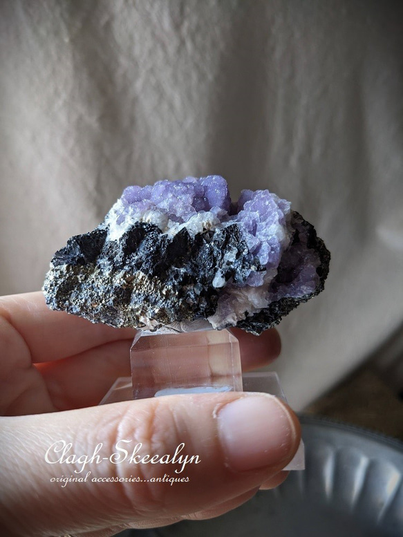 【Huanzala M Fluorite】ペルー・ワンサラ鉱山産｜フローライト原石｜Purple Fluorite｜蛍石 6枚目の画像