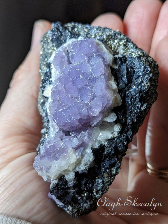 【Huanzala M Fluorite】ペルー・ワンサラ鉱山産｜フローライト原石｜Purple Fluorite｜蛍石 10枚目の画像