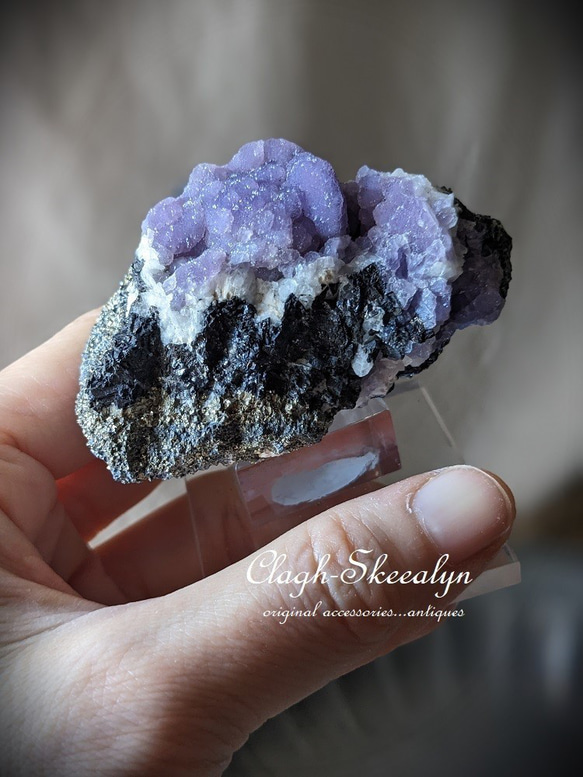 【Huanzala M Fluorite】ペルー・ワンサラ鉱山産｜フローライト原石｜Purple Fluorite｜蛍石 2枚目の画像