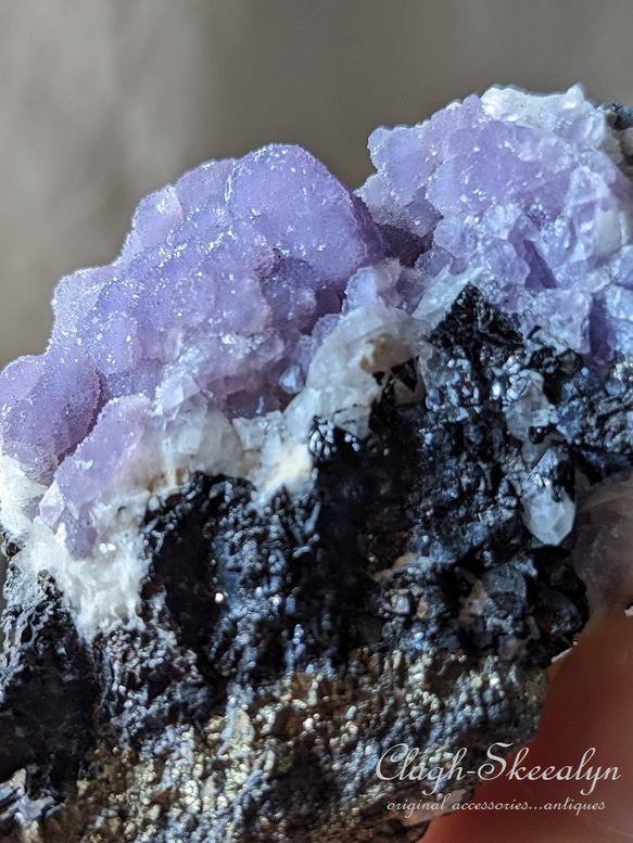 【Huanzala M Fluorite】ペルー・ワンサラ鉱山産｜フローライト原石｜Purple Fluorite｜蛍石 8枚目の画像