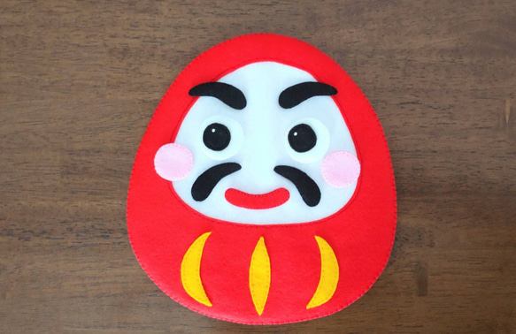 だるま☆フェルトの福笑い おもちゃ・人形 キキ 通販 16590135｜Creema