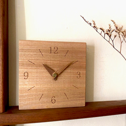 木の時計　KAKU　【タモ材】 9枚目の画像