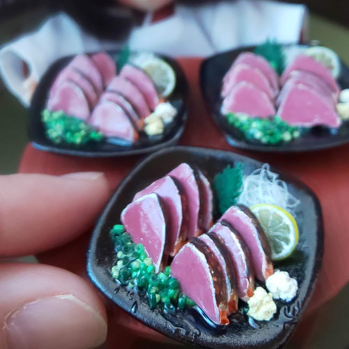 ミニチュア「カツオの塩たたき」 - Le-sucre-en-cubes | minne