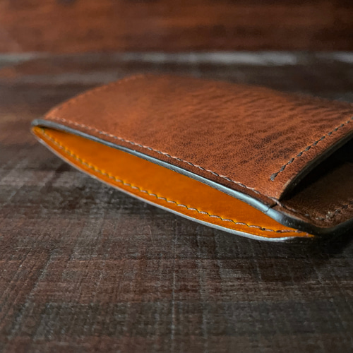 小銭 ＆ カード 》ミニマルレザーウォレット（アマゾニア）シンプル