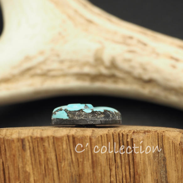 15,6ct American Turquoise アメリカン ターコイズ AM-10 ハート ルース 天然石 6枚目の画像