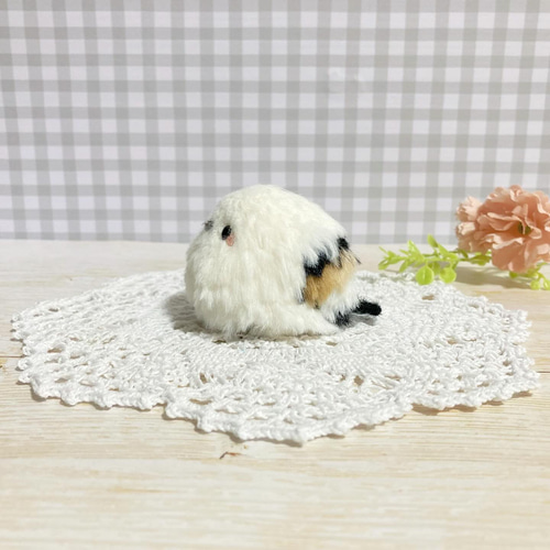 ✿人気商品✿♡もふもふましゅまろシマエナガ♡バッグチャームに