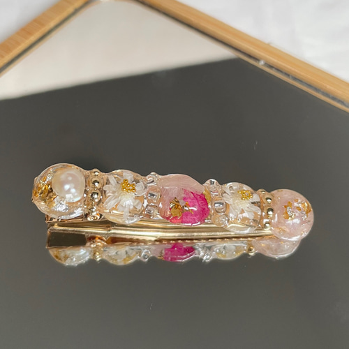 お花のバレッタ & お花のヘアクリップ ジューシー フラワー