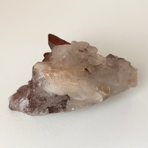 レッドクォーツ Hematoid Quartz モロッコ産 赤水晶 クラスター原石