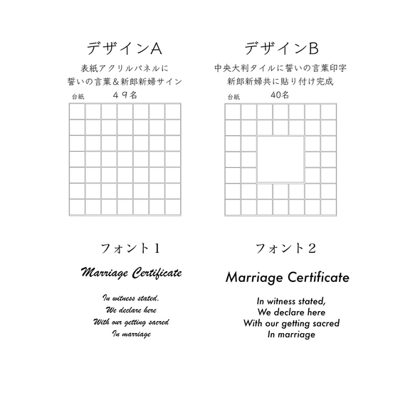 【6月上旬納品〜】ラスティカタイルの結婚証明書　marriage certificate 3枚目の画像