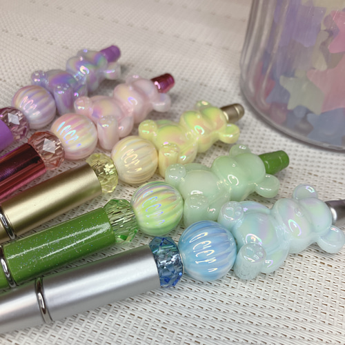 かわいいくまさんのカスタムボールペン ペン・筆記用具