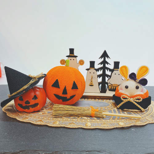 つまみ細工 つまみ細工ハロウィン ハロウィン Halloween ハロウィン