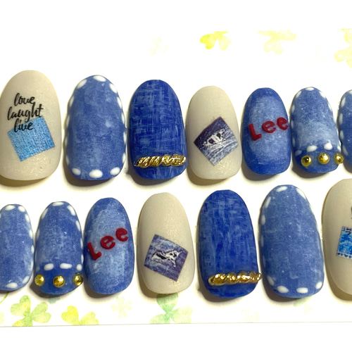 デニムネイル デニムネイル ネイルチップ（つけ爪） まぁ 通販 16591911