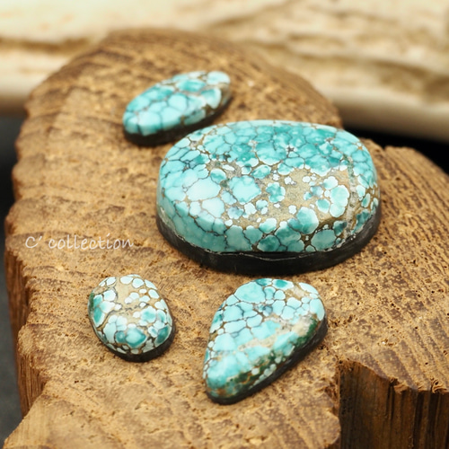 4Pset 約25ct Chinese Turquoise チャイニーズ ターコイズ Z-02