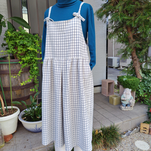 古着 ビンテージ 70s ハンドメイド エプロン ワンピース キルトデザイン 古着 ビンテージ 70s ハンドメイド エプロン ワンピース キルトデザイン