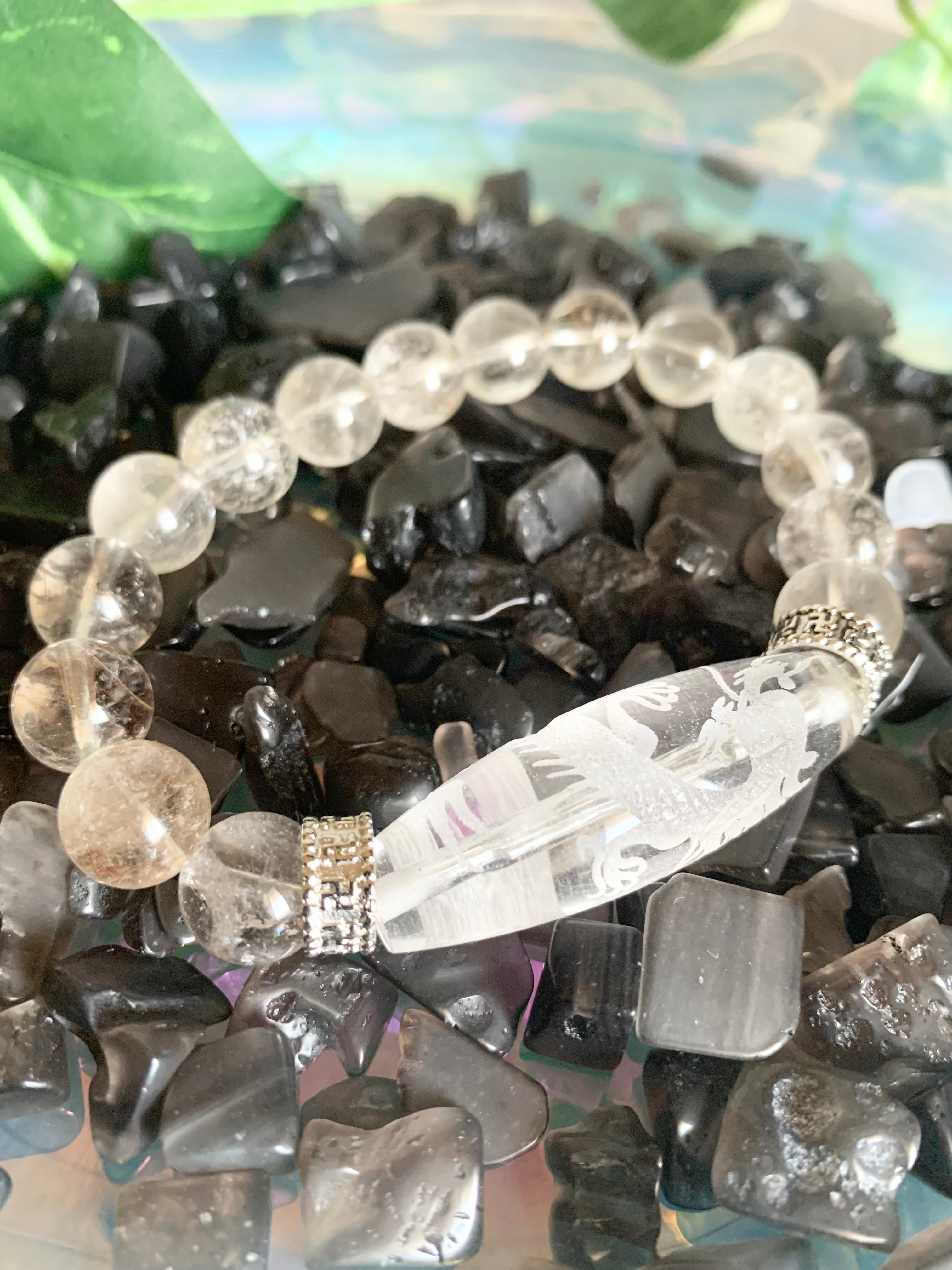 ⭐︎【天然】タイチンクオーツ 丸玉 14.5mm 4.3g