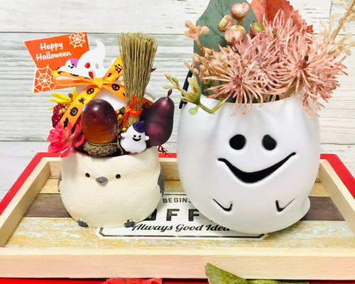 【オーダー用】 ハロウィン① オバケとシマエナガ 誕生日 カッティングダイ オーダー用】 ハロウィン① オバケとシマエナガ 誕生日