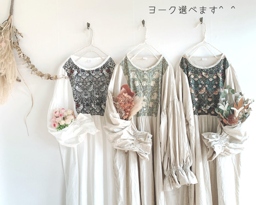 モリスのハンドメイドワンピース　100サイズ ad49de01070398d5c1c656535131ed