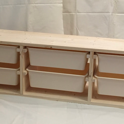 期間限定・送料無料⭐️1台2役⭐️ おもちゃの収納棚&机 机・デスク