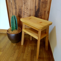 スツール サイドテーブル ミニテーブル 四角い 椅子 飾り棚